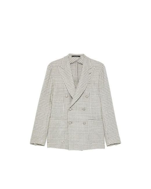 Tagliatore Gray Jackets for men