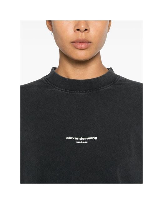 Alexander Wang Black T-Shirts & Vests