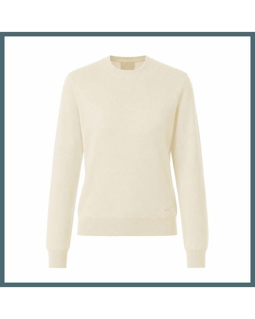 A.P.C. White Philomena Sweater