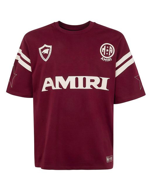 Amiri Red Sport Oversized" Tee for men