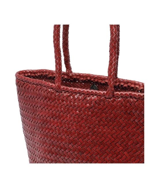 Dragon Diffusion Red Small Grace Bucket Bag