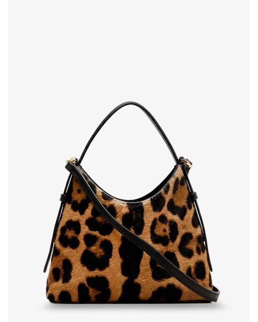 Givenchy Brown Voyou Nano Bag Pony Skin Crossbody Bag With Animal Print