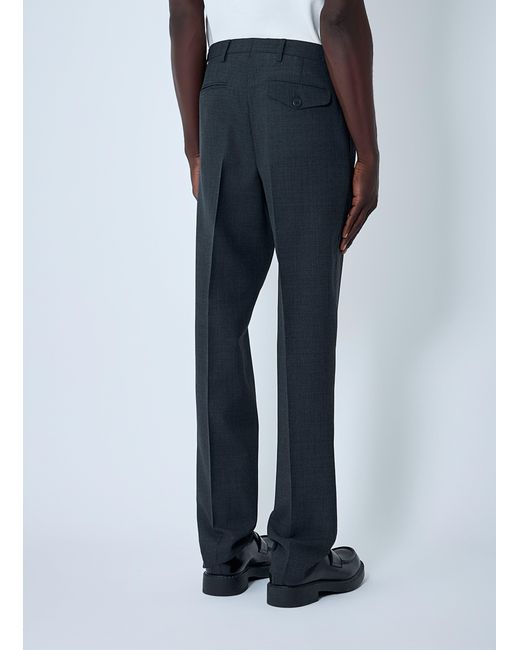 Prada Blue Wool Tailored Pants for men