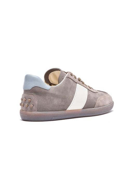 Tod's Gray Tabe Sneakers for men