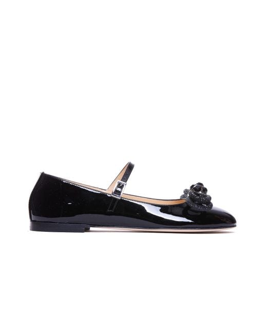 Mach & Mach Black Double Bow Ballets