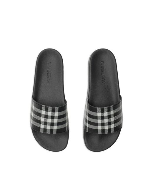 Burberry Black Flip-Flops & Slides for men