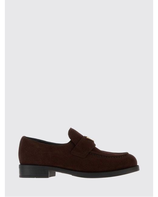 Prada White Loafer Dark