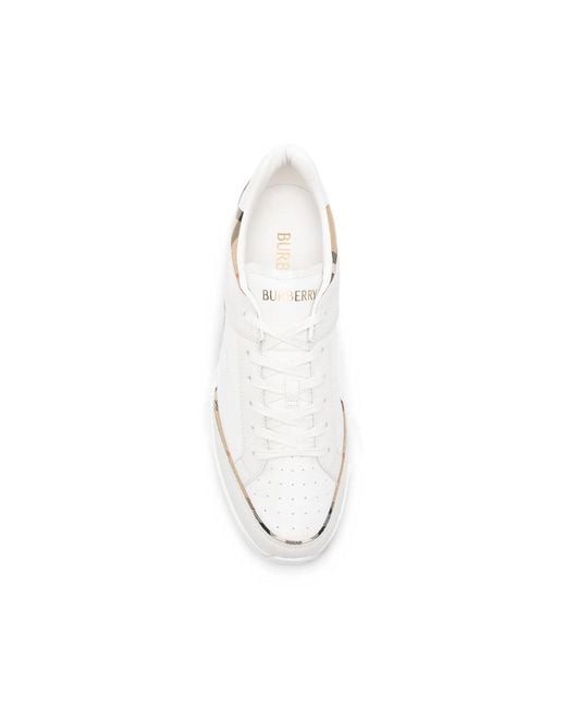 Burberry White Trainers for men