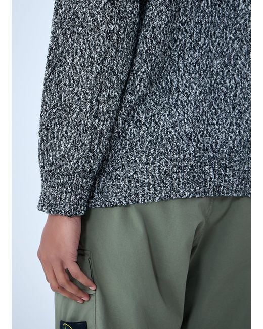 Stone Island Blue Logo Patch Sweater for men