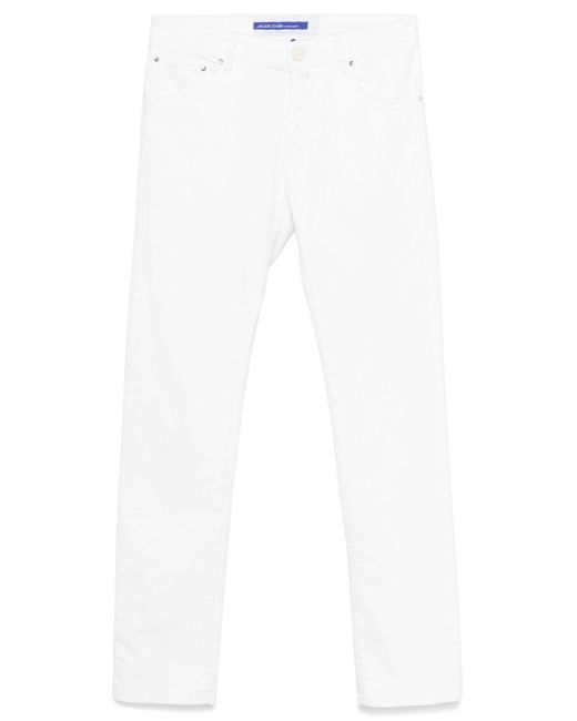 Jacob Cohen White Nick Pants for men