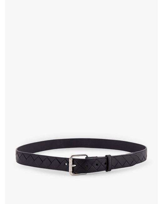 Bottega Veneta White Leather Belt for men