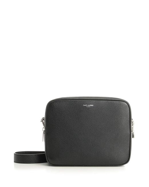 Saint Laurent Black Small Camera Bag for men