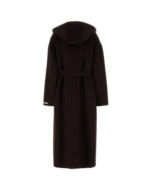 Sportmax Black Wool Olmo Coat
