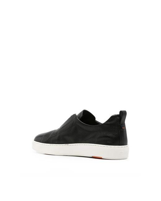 Santoni Black Sneakers for men
