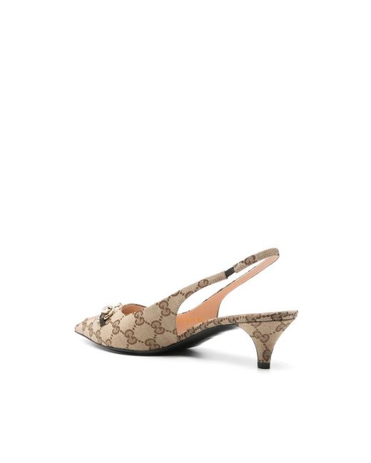 Gucci Metallic Neutrals Pumps