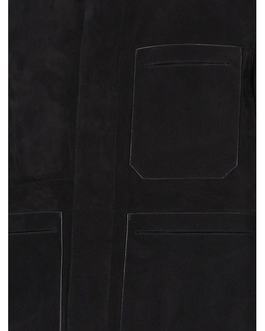 Tom Ford Black Suede Field Jacket for men