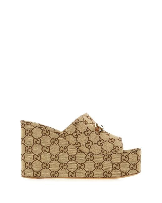 Gucci Brown Shoes Mules