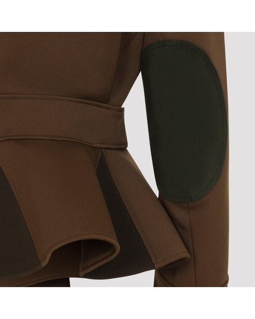 Céline Brown Peplum Jacket