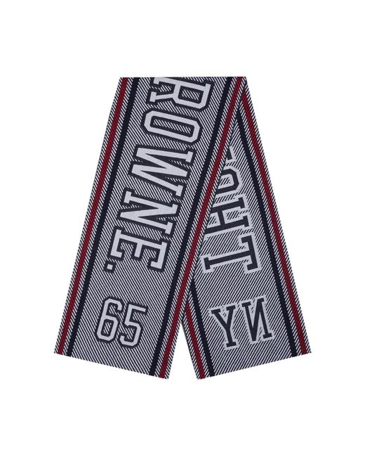 Thom Browne Multicolor Logo Varsity Scarf for men