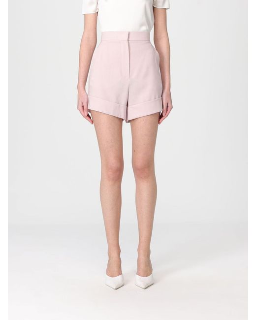 Max Mara Pink Tailored Wool Shorts for men