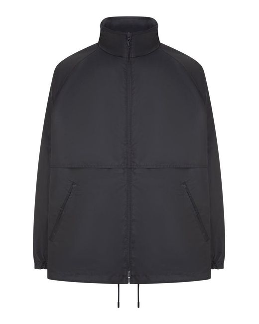 Saint Laurent Blue Technical Fabric Wind Jacket for men