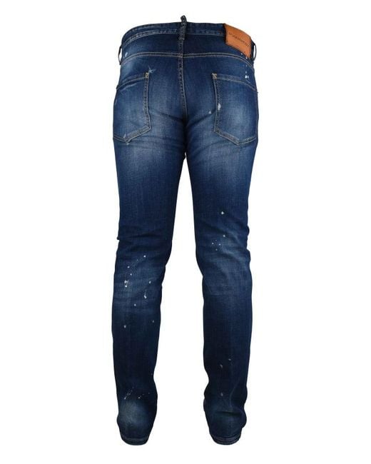 DSquared² Blue Teddy Jean for men
