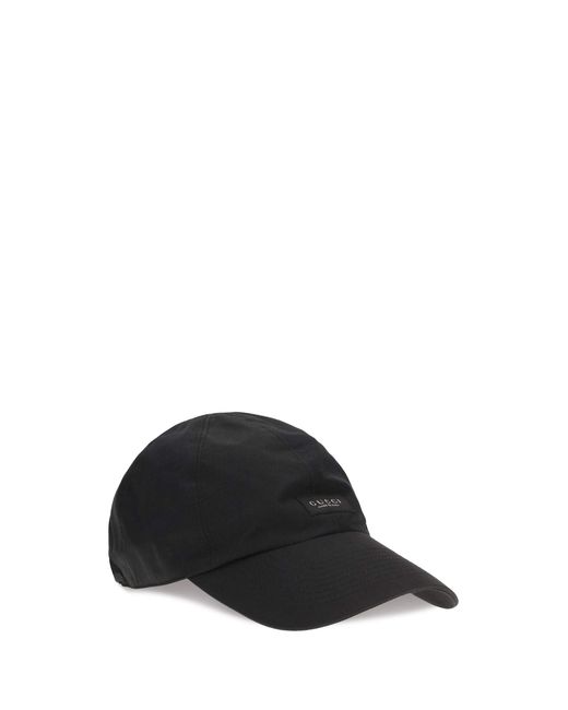 Gucci Black Logo Baseball Cap for men