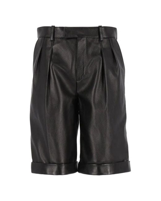 Saint Laurent Black Bermuda