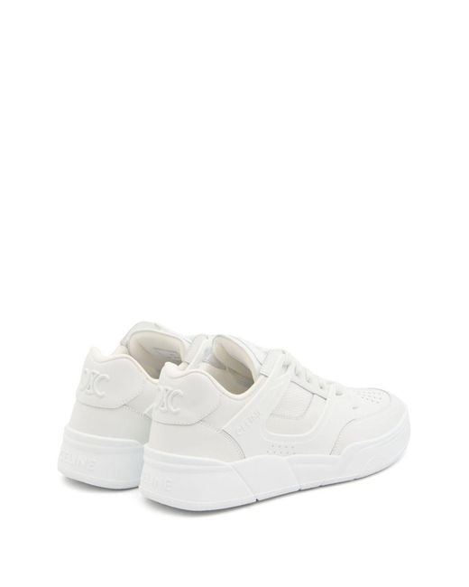 Céline White Trainer Leather Sneakers for men