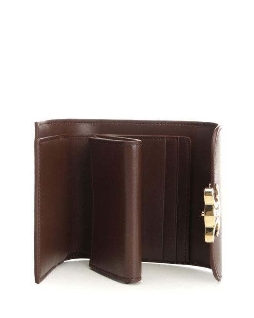 Céline Brown Small "Triomphe" Wallet