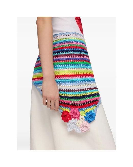 Ganni Blue Scarves