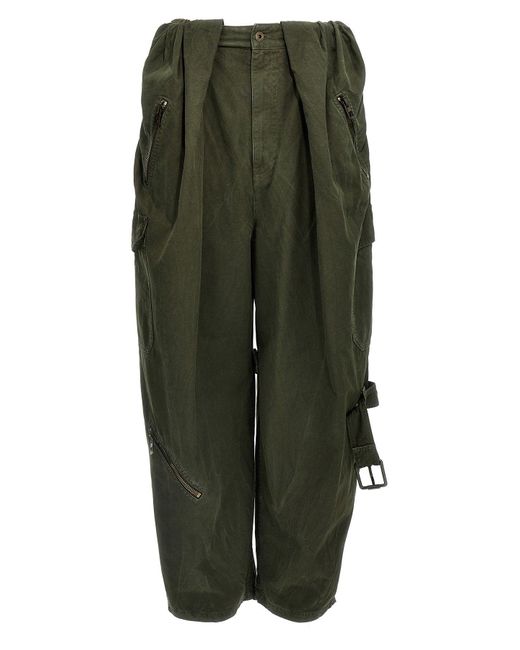 Loewe Green 'Balloon Cargo' Pants
