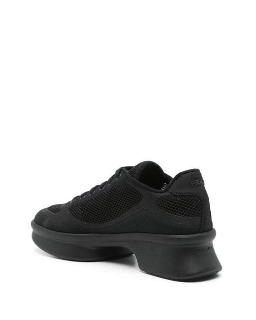 Prada Black Re-Nylon Sneakers