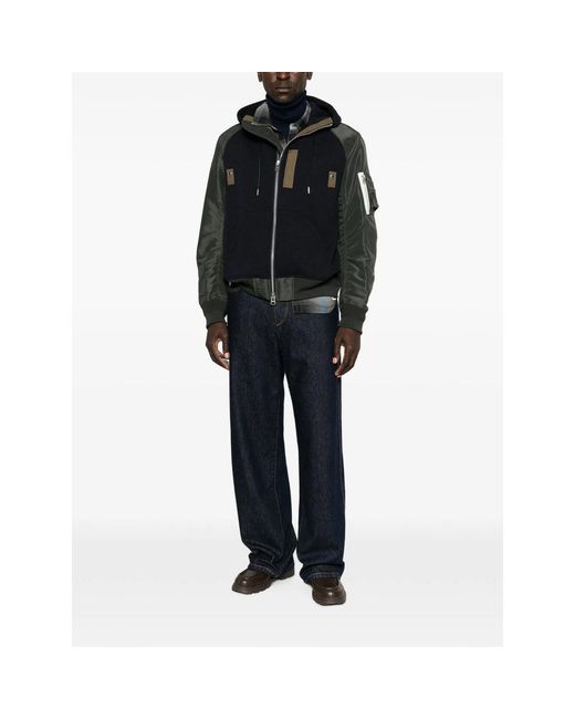 Sacai Black Jackets for men
