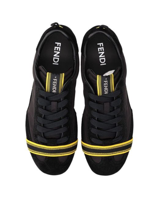 Fendi Black Wrap Sneaker for men