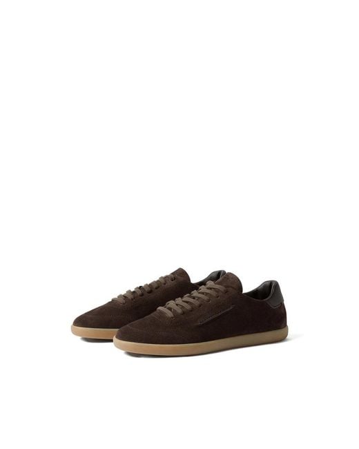 Zegna Brown Trainers for men
