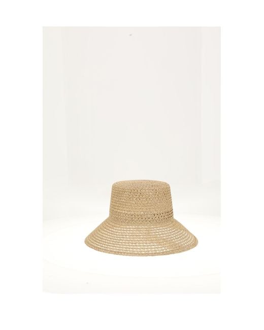 Dior White Dior Hat Teddy D Straw Medallion Patch