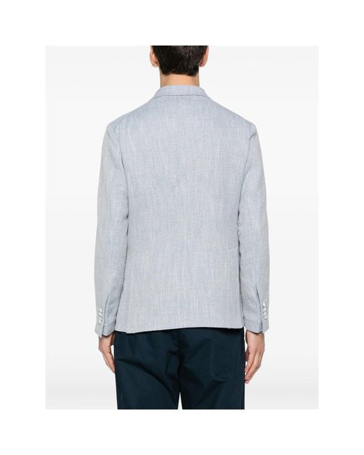 Tagliatore Blue Jacket for men