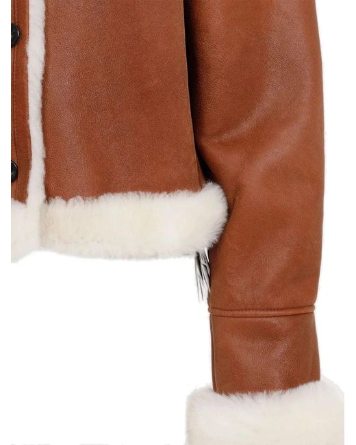 Loewe Brown Shearling Jacket