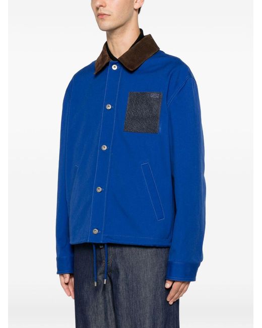 Loewe Blue Workwear Jacket for men