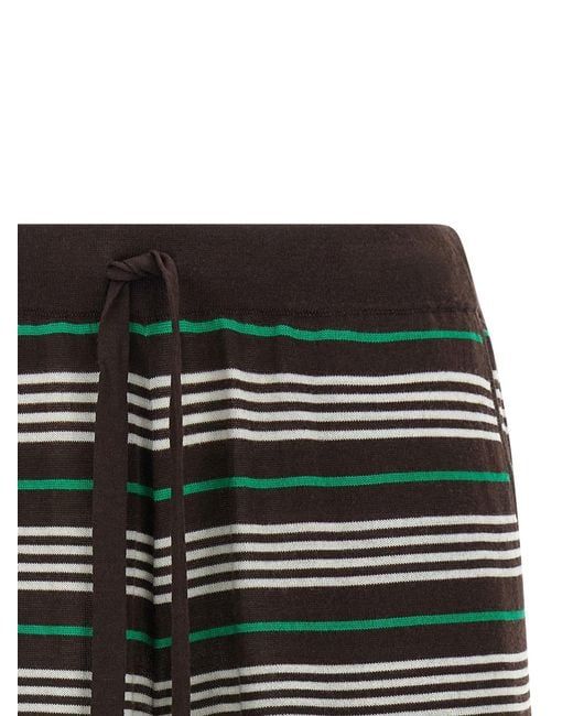 P.A.R.O.S.H. Black Listripes Shorts
