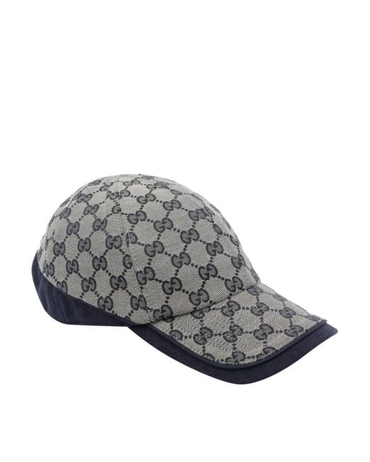 Gucci Gray Gg Baseball Cap for men