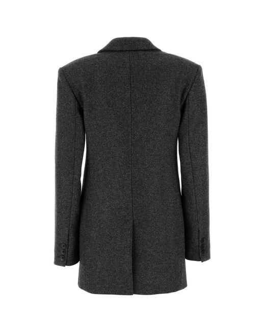 Isabel Marant Black Double-Breasted Jacket