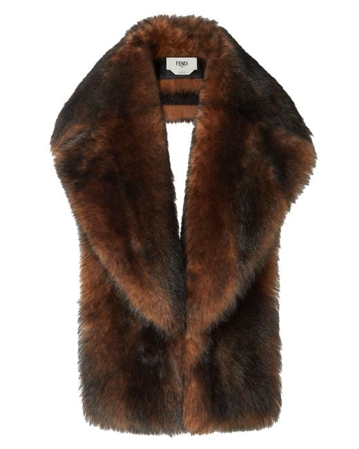 Fendi Brown Sciarpa