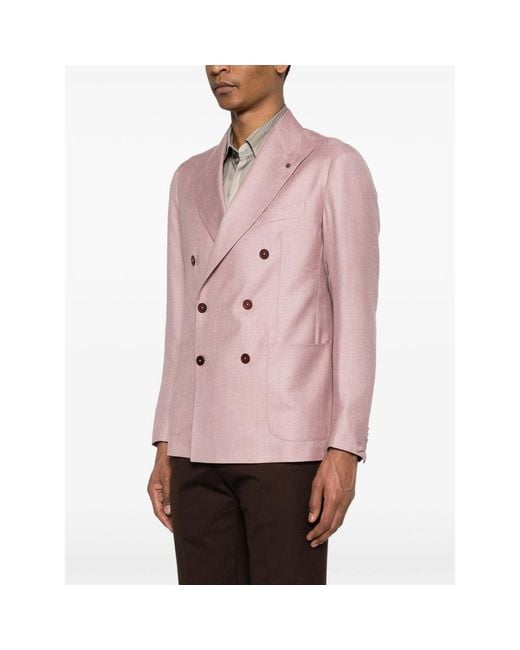 Tagliatore Pink Jackets for men