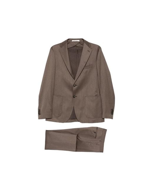 Tagliatore Brown Suits for men