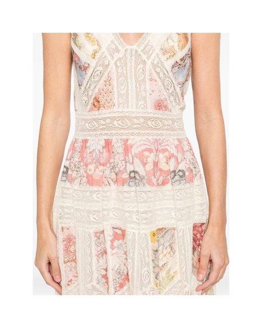 Zimmermann Pink Dresses Neutral