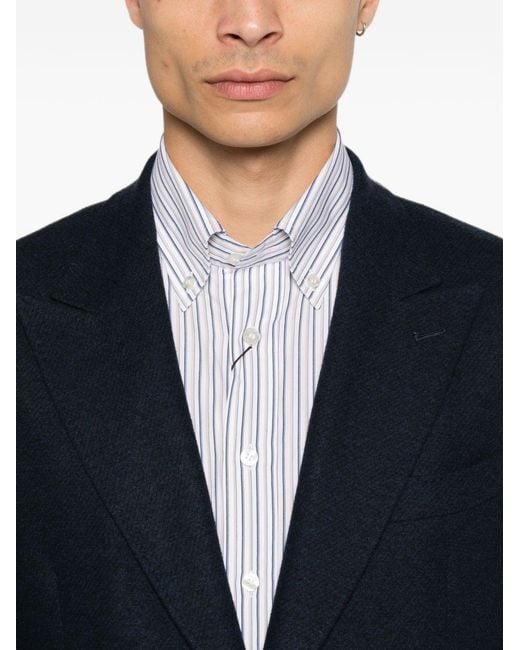 Etro Blue Single-Breasted Jacket for men