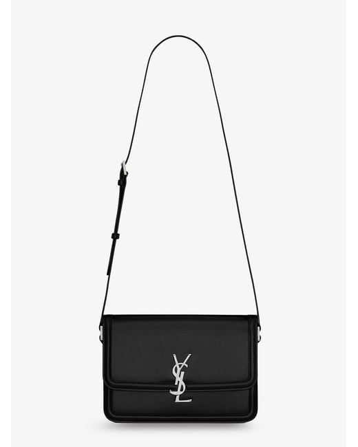 Saint Laurent White Satchel Solferino Medium Leather Crossbody Bag for men