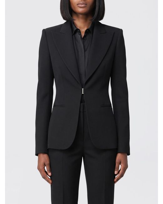 Gucci Black Single-Breasted Wool Blazer
